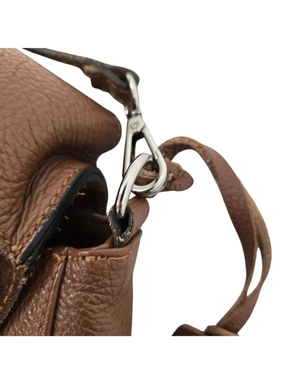 Persaman New York Pebble Leather & Suede Convertible Crossbody Handbag